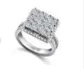 Sterling Silver Semi Mount Ring Setting Princess SQ 3.5X3.5mm - Syzjewelry