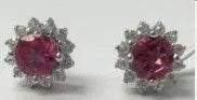 Sterling Silver Semi Mount Earrings Setting Round RD 5x5mm - Syzjewelry