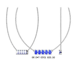 Sterling Silver Semi Mount Pendant Setting Oval OV 7X5mm - Syzjewelry