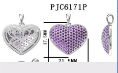 Sterling Silver Semi Mount Pendant Setting Round RD 1.5mm - Syzjewelry