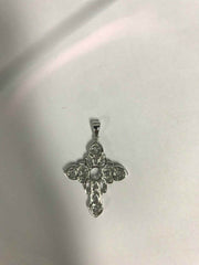 Sterling Silver Semi Mount Pendant Setting Round RD 6x6mm - Syzjewelry