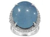 Sterling Silver Semi Mount Ring Setting Oval OV 23X18mm - Syzjewelry