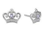 Sterling Silver Semi Mount Earrings Setting Round RD 3x3mm - Syzjewelry