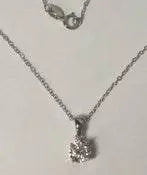 Sterling Silver Semi Mount Pendant Setting Round RD 8x8mm - Syzjewelry