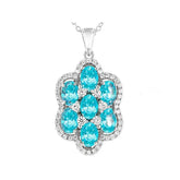 Sterling Silver Semi Mount Pendant Setting Oval OV 6X4mm - Syzjewelry