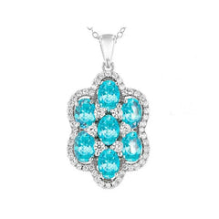Sterling Silver Semi Mount Pendant Setting Oval OV 6X4mm - Syzjewelry