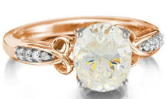 Sterling Silver Semi Mount Ring Setting Oval OV 9X7mm - Syzjewelry