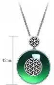 Sterling Silver Semi Mount Pendant Setting Round RD 30.0mm - Syzjewelry