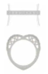 Sterling Silver Semi Mount Ring Setting Round RD 2.5mm - Syzjewelry