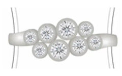 Sterling Silver Semi Mount Ring Setting Round RD 3.5mm - Syzjewelry