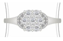 Sterling Silver Semi Mount Ring Setting Round RD 3x3mm - Syzjewelry