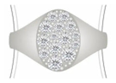 Sterling Silver Semi Mount Ring Setting Round RD 3.5mm - Syzjewelry