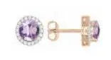 Sterling Silver Semi Mount Earrings Setting Round RD 6x6mm - Syzjewelry