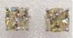 Sterling Silver Semi Mount Earrings Setting Cushion CU 6X6mm - Syzjewelry