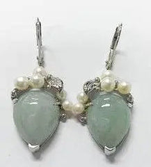 Sterling Silver Semi Mount Earrings Setting Pear PE 17x13mm - Syzjewelry