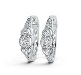 Sterling Silver Semi Mount Earrings Setting Oval OV 5X4mm PE 4X3mm DHJ