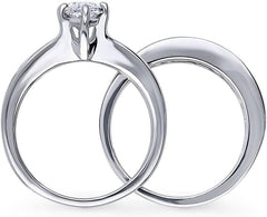 Marquise Cut Moissanite 925 Sterling Silver Engagement & Wedding Ring for Women