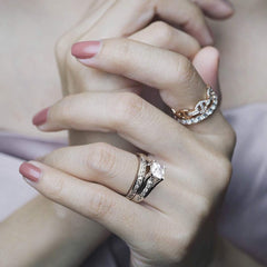 2PC Princess Cut Moissanite Sterling Silver Bridal Engagement Wedding Ring Set for Women