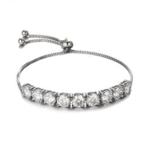 9 Ct.t.w CVD Diamond Tennis Bracelet 10 K gold adjustable Women Gifts