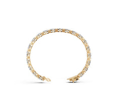 Sterling Silver Moissanite Tennis Moissanite Bracelet Oval OV 8X6mm
