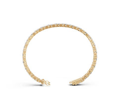 Sterling Silver Moissanite Bracelet Oval OV 5X3mm