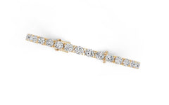 Sterling Silver Moissanite Bracelet 6X5MM