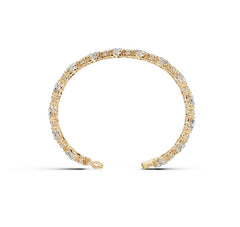 Sterling Silver Moissanite Bracelet Pear PE 8X6mm