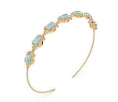 Sterling Silver Opal Bracelet Cushion CU 6X4mm Cabochon