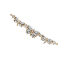 Sterling Silver Tennis Moissanite Bracelet Marquise MQ 6X3mm 5X2.5mm 4X2mm