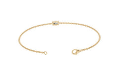 Sterling Silver Moissanite Bracelet Marquise MQ 10X5mm