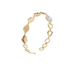Sterling Silver Opal Moissanite Bracelet Moissanite Accent