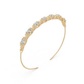 Sterling Silver Moissanite Bracelet Round RD 5x5mm