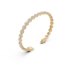 Sterling Silver Moissanite Bracelet 3x3mm