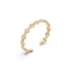 Sterling Silver Moissanite Bracelet Oval OV 7X5mm