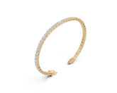 Sterling Silver Tennis Moissanite Bracelet Round RD 4x4mm
