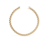 Sterling Silver Moissanite Chain Necklace Round RD 1.0mm