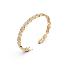 Sterling Silver Moissanite Bracelet Marquise MQ 4x2mm