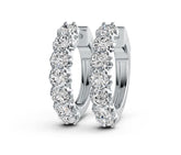 Sterling Silver Semi Mount Earrings Setting Round RD 4x4mm DHJ