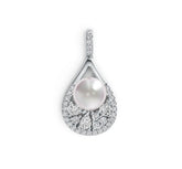 Sterling Silver Semi Mount Pendant Setting Round RD 8.5mm DHJ