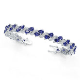 Sterling Silver Bracelet Pear PE 6X4mm