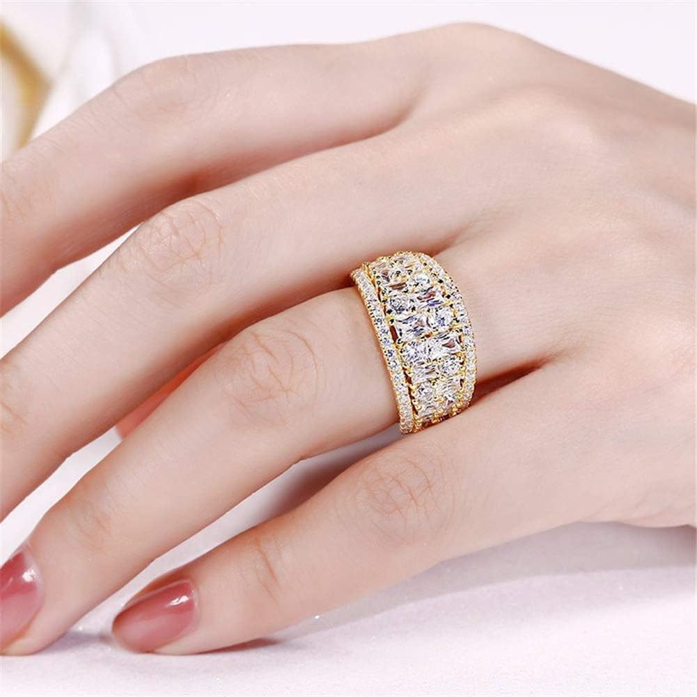 Moissanite 10K Gold Engagement Ring for Women