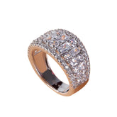 Moissanite 10K Gold Engagement Ring for Women