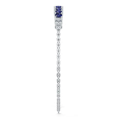 Sterling Silver Moissanite Bracelet Oval OV 6X4mm