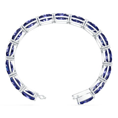 Sterling Silver Moissanite or Sapphire Bracelet Cushion CU 12X10mm