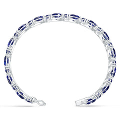 Sterling Silver Moissanite or Sapphire Bracelet Pear PE 8X6mm