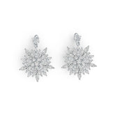Sterling Silver Moissanite Earrings Marquise MQ 5X2.5mm