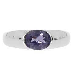 Sterling Silver Semi Mount Ring Setting Oval OV 9X7mm East West - Syzjewelry