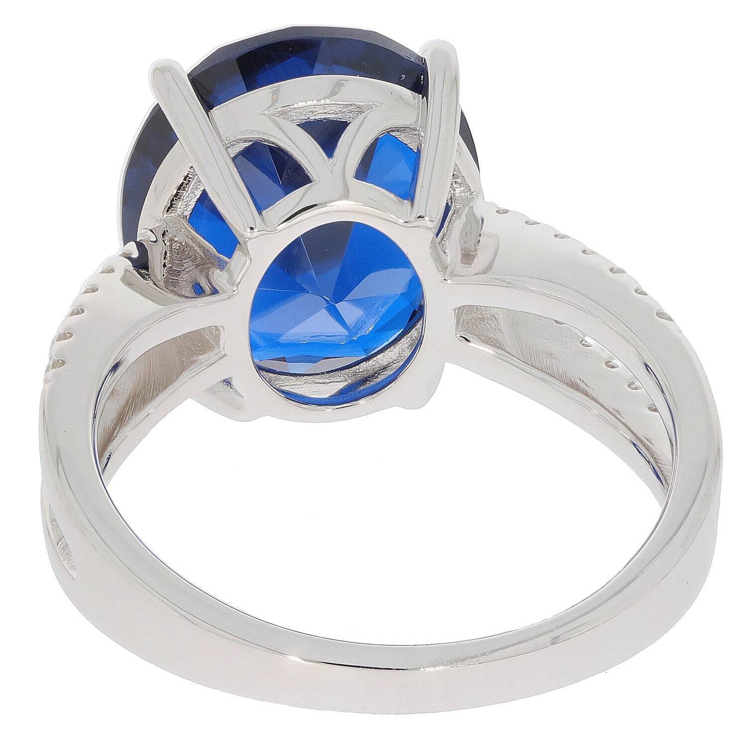 Sterling Silver Semi Mount Ring Setting Oval OV 14X12mm - Syzjewelry