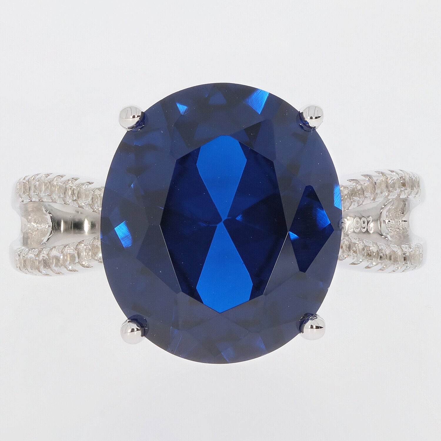 Sterling Silver Semi Mount Ring Setting Oval OV 14X12mm - Syzjewelry