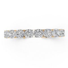 Sterling Silver Moissanite or Sapphire Bracelet Cushion CU 12X12mm